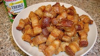 Recipe for Pork Cracklings [upl. by Esorylime]