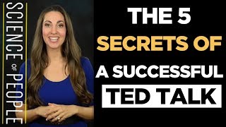 The 5 Secrets of a Successful TED Talk [upl. by Donough83]