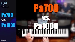 KORG Pa1000 vs Pa700   1190 [upl. by Gasparo]