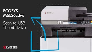 ECOSYS M5526cdw  Scan to USB Storage [upl. by Merv]