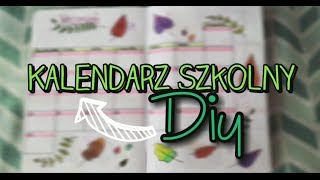 ➡️BACK TO SCHOOL KALENDARZ SZKOLNY DIY  School calendar DIY 😯📚⬅️ [upl. by Hyps]