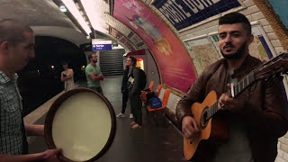 Ambiance kabyle dans le métro parisien [upl. by Oznarol]