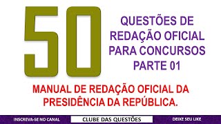 Resolva Questões de Redação Oficial PARTE 1 [upl. by Beaufort]