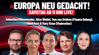 quotEuropa neu gedachtquot mit Alice Weidel uvm  live aus Kirchheimbolanden [upl. by Lama]