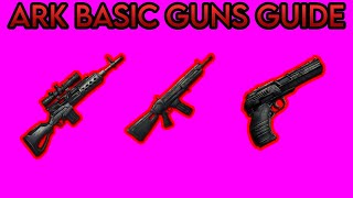 Ark Survival Ascended Basic Guns Guide [upl. by Lannie]