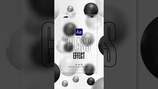 Create Cinematic Glass Morphism Effects in After Effects [upl. by Flodur]