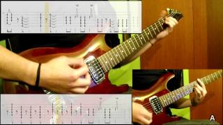 Weezer  Say It Aint So Guitar Cover Play Along Tabs In Video [upl. by Eelarat]