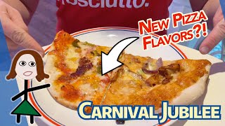 New Pizzas Review at Coastal Slide on Carnival Jubilee NEW SHIP [upl. by Htinnek415]