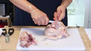 The Best Chicken Relleno  Part 1  How to Debone a Chicken [upl. by Warms]