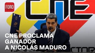 Elecciones Venezuela 2024 Proclaman a Nicolás Maduro ganador en Venezuela  Las Noticias [upl. by Fleur311]