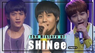 SHINee SPECIAL★Since DEBUT to NOWPART 1★1h 55mins Stage Compilation [upl. by Atsyrt]