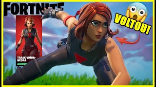 A SKIN MAIS RARA DA MARVEL RETORNOU AO FORTNITE TRAJE VIÃšVA NEGRA SOLO GAMEPLAY RAIZ [upl. by Ttenaj]