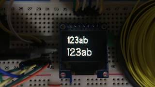 display truetype font to SSD1331 Arduino [upl. by Ailyt]