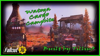 Watoga Cargo Campsite🩷🩷Fallout 76 Camps🩷🩷 [upl. by Gnouh]