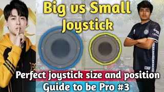 BEST JOYSTICK SIZE amp LAYOUT FOR FASTER MOVEMENT  PUBG Mobile [upl. by Keyte]