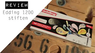 REVIEW  Edding 1200 stiften [upl. by Misak]