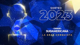 EN VIVO  SORTEO DE PLAYOFF DE OCTAVOS DE LA CONMEBOL SUDAMERICANA 2023 [upl. by Ahmed]