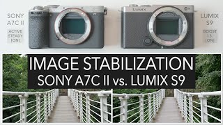 Lumix S9 the Image Stabilization King  Sony A7C II vs Lumix S9  IBIS Comparison [upl. by Drhcir]