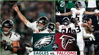 Falcons Vs Eagles Highlights Kirk Cousins leads last minute comeback win in Philadelphia [upl. by Arfihs]