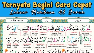 BELAJAR NGAJI QURAN Cara Mudah Cepat Lancar Membaca Al Quran QS Ali Imran 154157 [upl. by Quenby]