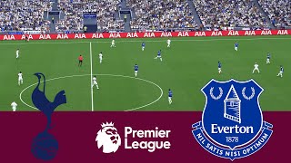 Tottenham Hotspur vs Everton Full  Video Game Simulation PES 2021 [upl. by Stralka]