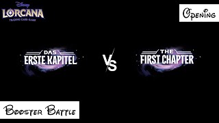 Disney Lorcana Opening  Das erste Kapitel vs The First Chapter Booster Battle [upl. by Attenahs]