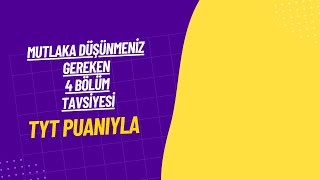 TYT PUANIYLA SEÇEBİLECEĞİNİZ EN İYİ 4 BÖLÜM  YKS 2023  2 YILLIK ÖN LİSANS BÖLÜMLERİ [upl. by Sikata]