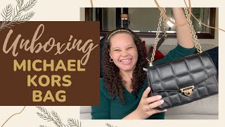 Michael Kors Soho Large Leather Bag  Unboxing Review and Details [upl. by Eladnar]