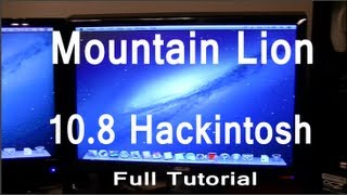 Ivy Bridge 3770K Hacktinosh Tutorial  OS X 1082 [upl. by Ahsiekat]