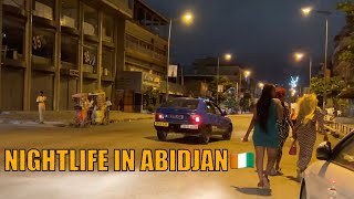 SCENES OF NIGHTLIFE IN TREICHVILLE ABIDJAN 🇨🇮 YOU WONT BELIEVE [upl. by Nuawtna469]