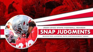 Snap Judgments Ohio State hits first off week focused on improvement in every facet of team [upl. by Hurlee]