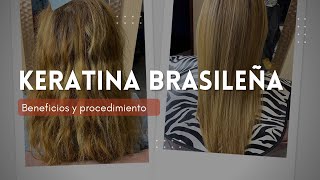 Cómo es el tratamiento de keratina brasileña  beneficios y procedimiento [upl. by Amej]