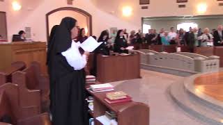 Sister Frances Maries perpetual vows  closing hymn [upl. by Ahtaela]