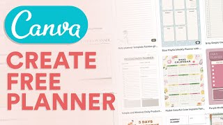 How To Make A Planner In Canva For Amazon KDP 2024 [upl. by Thornburg]