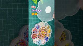 Diy earrings beadsearrings diyjewellery diyaccessories shorts [upl. by Liuqa]