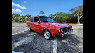 VERY CLEAN 78 COROLLA WITH A SUPRISING ENGINE SWAP [upl. by Cyrill24]