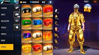 SAKURA GOLDEN CRATE 😱 OPENING 2000 BOXES AND 50 PACKAGES 📦 OLD PASS BOXES 👊 FREE FIRE [upl. by Enelrahc882]