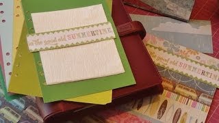 Filofax A5 Organizer Customizing Your Own Dividers  aSimplySimpleLife [upl. by Cressler]