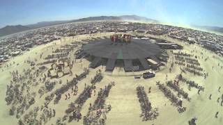 Burning Man 2013 by drone In the Dust Above the Dust [upl. by Hammel635]