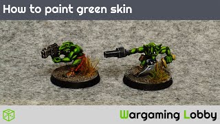 How to paint green skin [upl. by Oetomit]