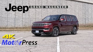 2022 Jeep Grand Wagoneer Series III Review  The Wheels On The Bus Are 22inch [upl. by Emiolhs]