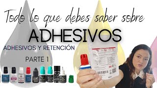 Adhesivos y Retención Extensiones de pestañas Parte 1 [upl. by Fae]