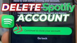 How to Delete Spotify Account on AndroidiPhone [upl. by Alboran]