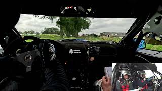 Vechtdal rally 2024 KP1 Engeland 1 onboard [upl. by Stevena]