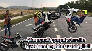 ‼️Wheelie over ram paling susah aku pernah belajar ‼️ [upl. by Ramgad322]