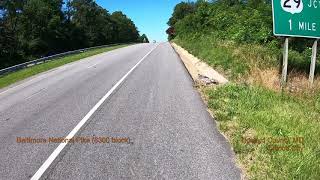 Baltimore area Bicycling  US Route 40Rolling Road to downtown Columbia Full Ride [upl. by Bonneau]