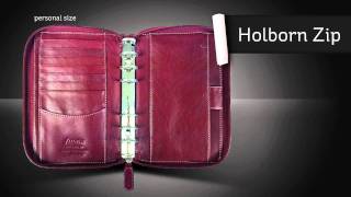 Filofax Holborn Zip Organisers [upl. by Ahtram]