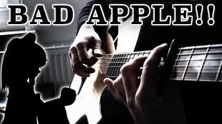 Alstroemeria Records feat nomico Bad Apple  Fingerstyle Guitar Cover with TABS [upl. by Ylatfen433]