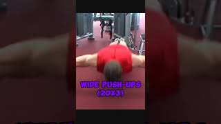 How to train chest at home  gym motivation workout [upl. by Natan]