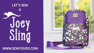 The Joey Sling Sewing Tutorial by Sew Yours [upl. by Sedda]